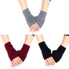 High Quality UnisexKnit Fingerless Warm Winter Gloves Arm Warmers Mittens