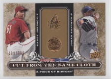 2008 A Piece of History Cut from the Same Cloth Randy Johnson Johan Santana 0l2