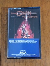 Conan The Barbarian Soundtrack cassette tape ...