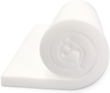 High Density 1 Inch Thick, 18 Inch Wide, 96 Inch Long Upholstery Foam, Cushion