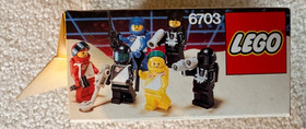 Vintage Lego Space set 6703 - Space Mini-Figures; 100% Complete w box & packing
