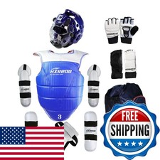 Hxrroo 13 Pcs Taekwondo Sparring Gear Set Ultimate Protective Gear Taekwondo