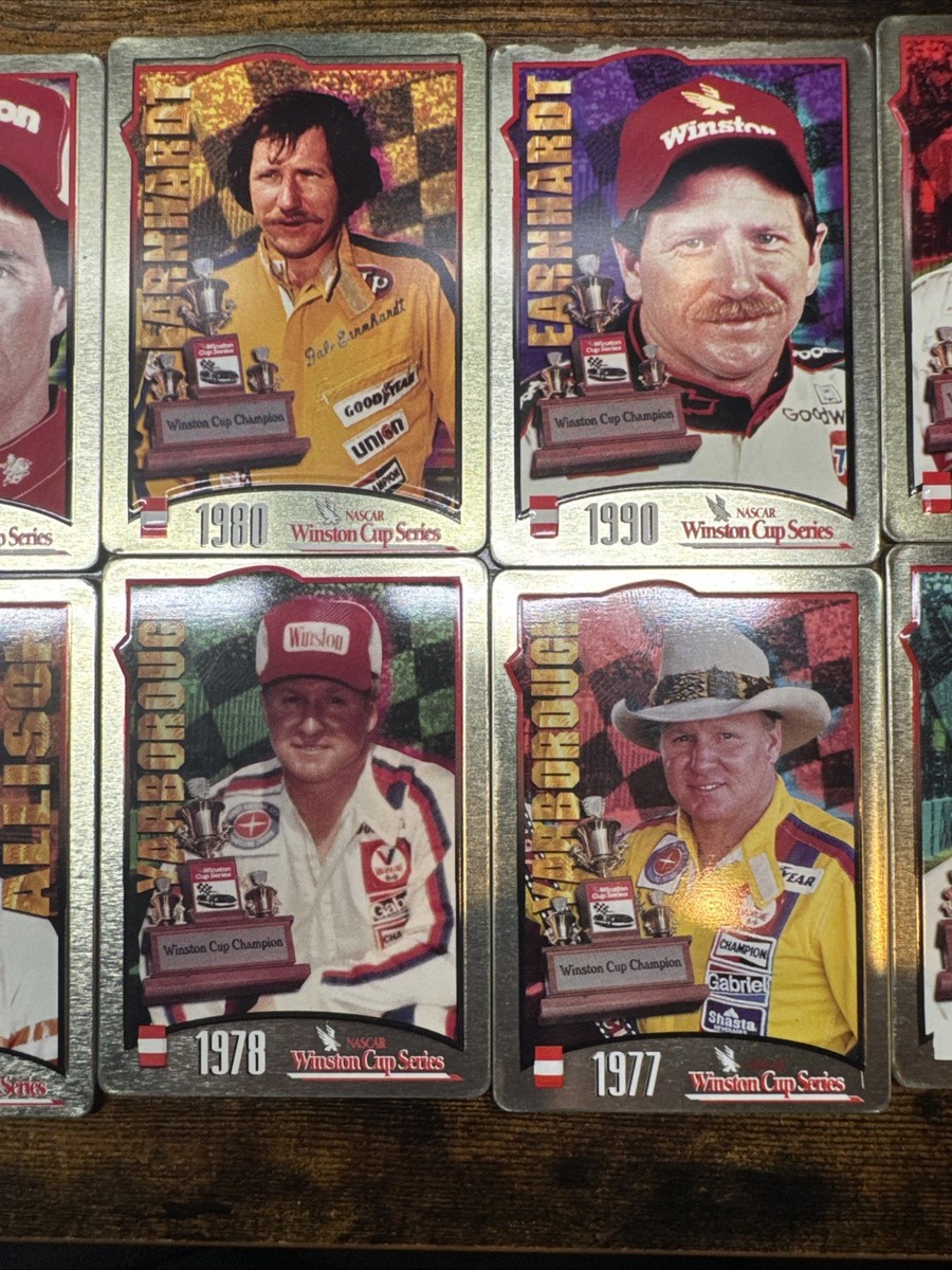 NASCAR Winston Cup 25th Anniversary Champions Limited Edition Metal Card  Lot | eBay