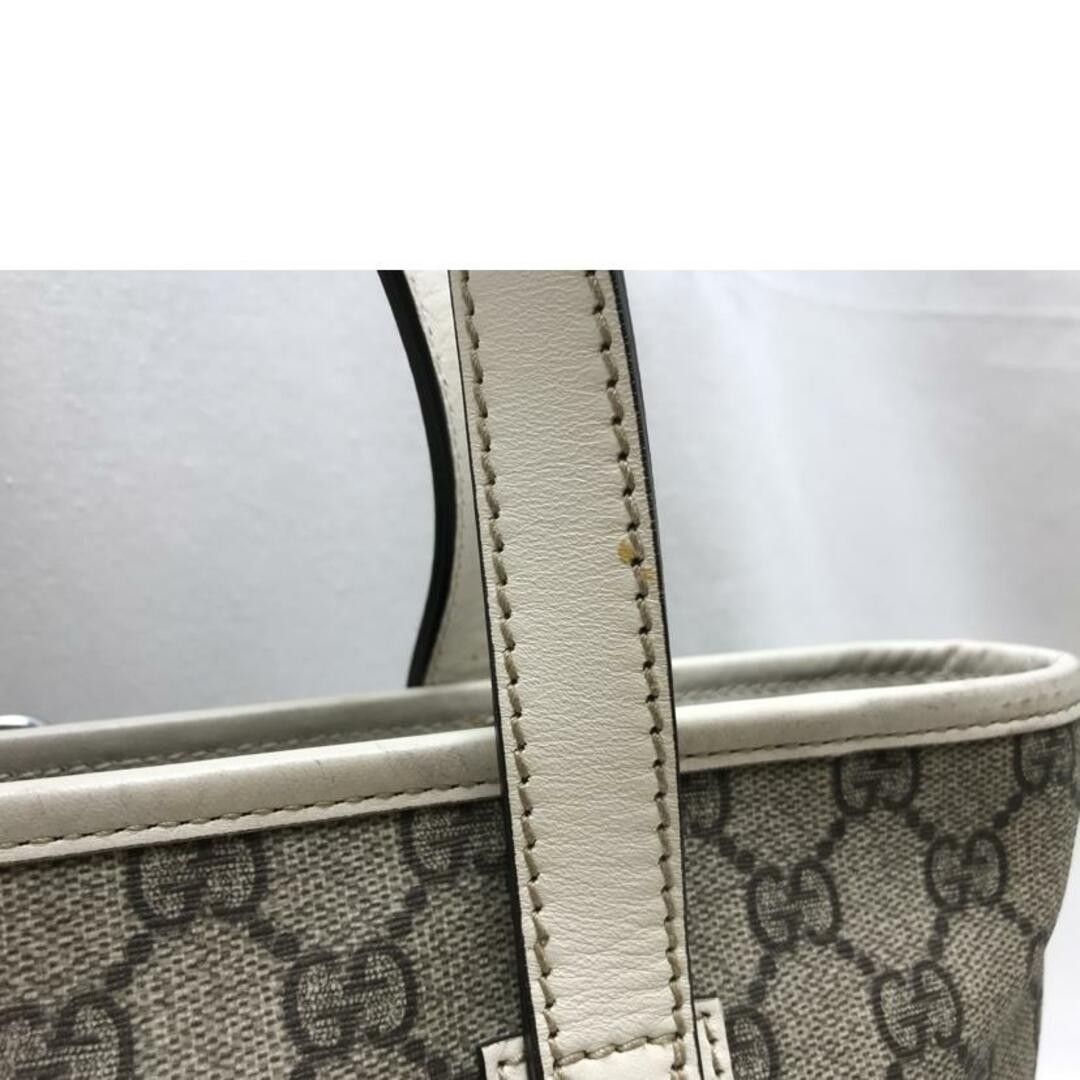 Gucci GG Supreme Tote Bag Womens Black CanvasUsed B Grade thumbnail 10