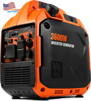 WEN 3600-Watt Portable Inverter Generator Rv-Ready Quiet & Lightweight ...