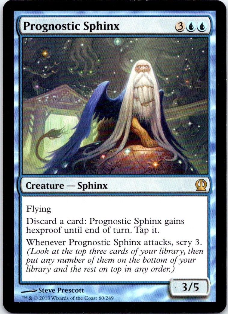 Prognostic Sphinx #60 Theros - Rare - Lightly played
