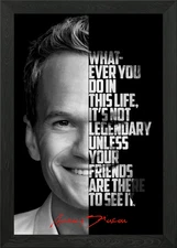 Barney Stinson HIMYM Framed Wall Art Poster Canvas Print Picture