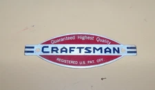 Craftsman 103 113 8" 10" Table Saw Power Tool Logo Badge Emblem Plate