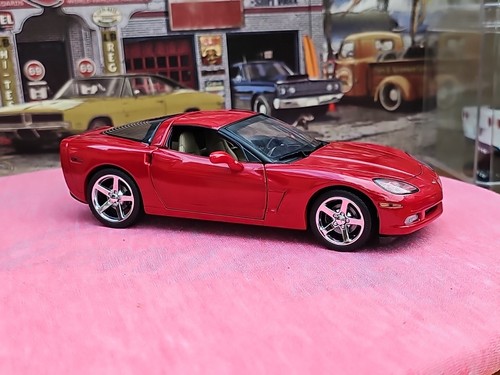 VINTAGE Franklin Mint 2005 Chevy Corvette C6 RED BEAUTIFUL VERY NICE CAR 🚗 - Picture 5 of 24