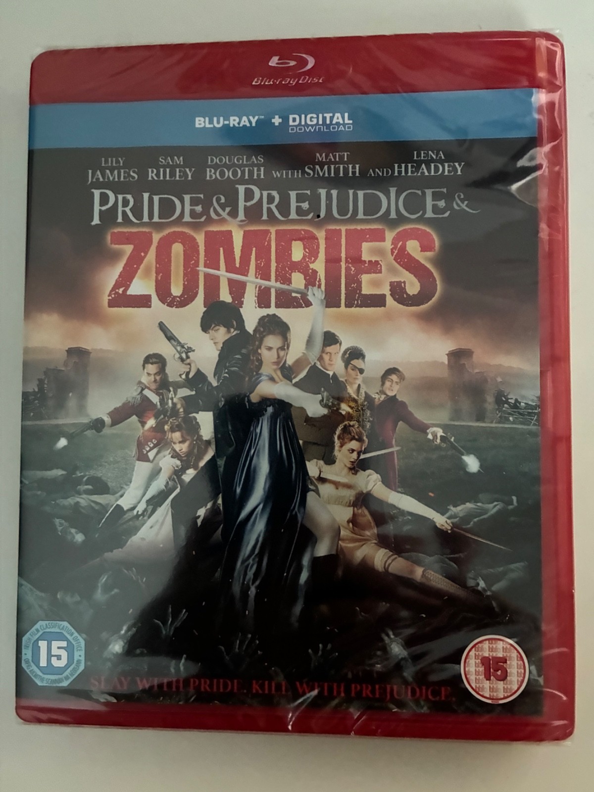 Pride & Prejudice & Zombies [15] Blu-Ray  New & Sealed