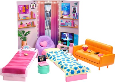 Barbie Big City Big Dreams Dorm Room Playset with Furniture and Accessories