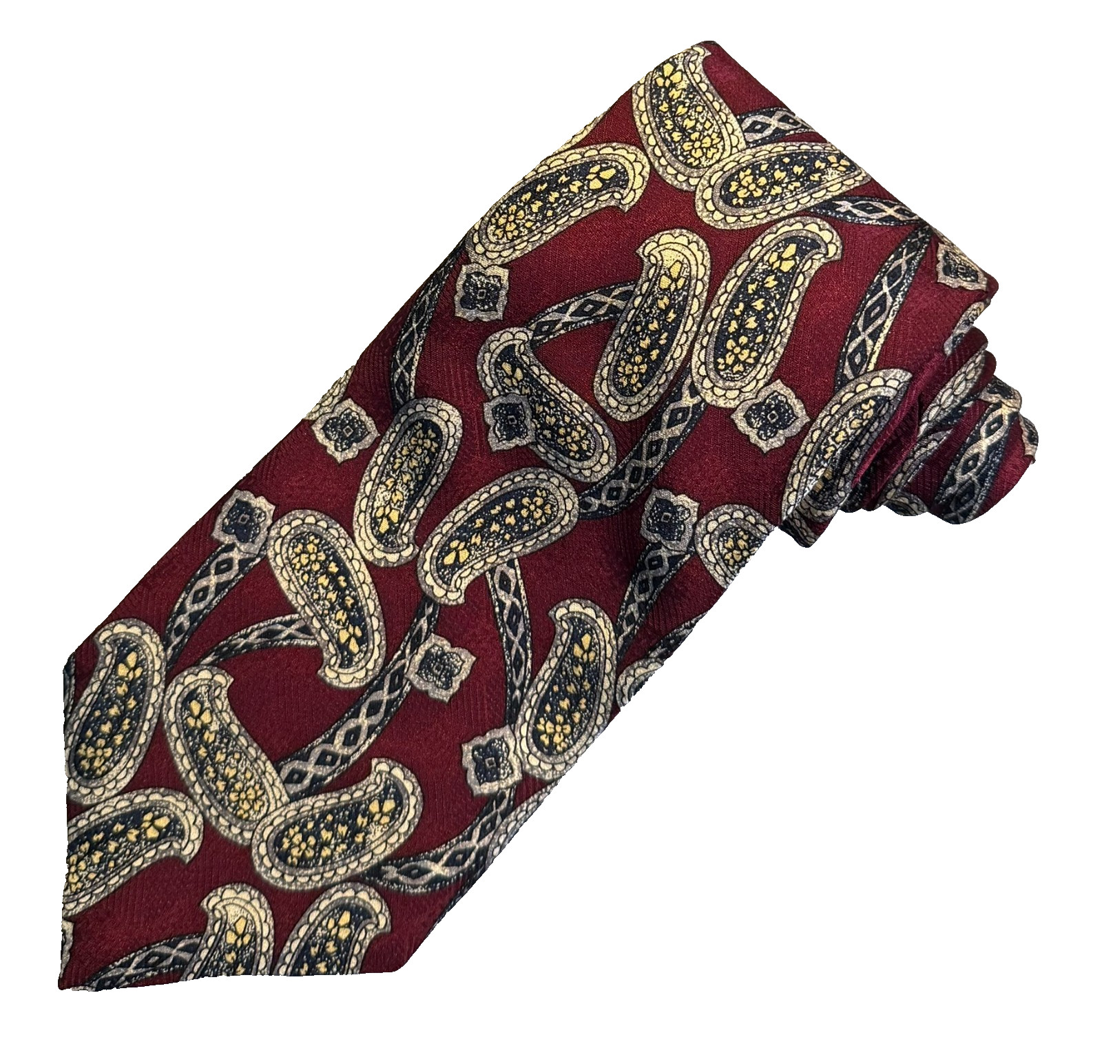 Robert Talbott for Patrick James Maroon Paisley S… - image 1