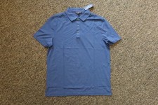 New Michael Kors Men's Polo Shirt - MEDIUM - Denim blue 