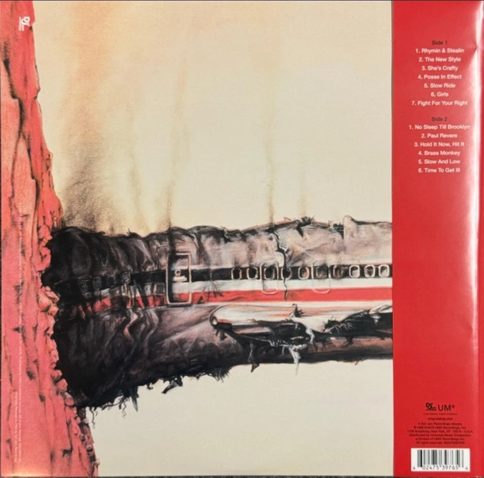 Beastie Boys  Licensed to Ill Limited Bone Vinyl LP NEW SEALED Record Foto 2 de 2