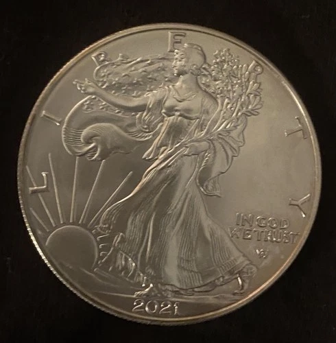 U.S. Mint American Eagle 2021 (1 oz) Silver One Dollar Business Strike .999