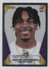 2020 Panini NFL Sticker & Card Collection Silver Justin Jefferson Rookie RC 18jt. rookie card picture