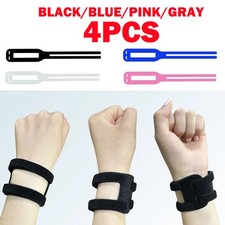 4PC Adjustable Wrist Brace Pain Support Wrist Brace For TFCC Ulnar Wrist Band US