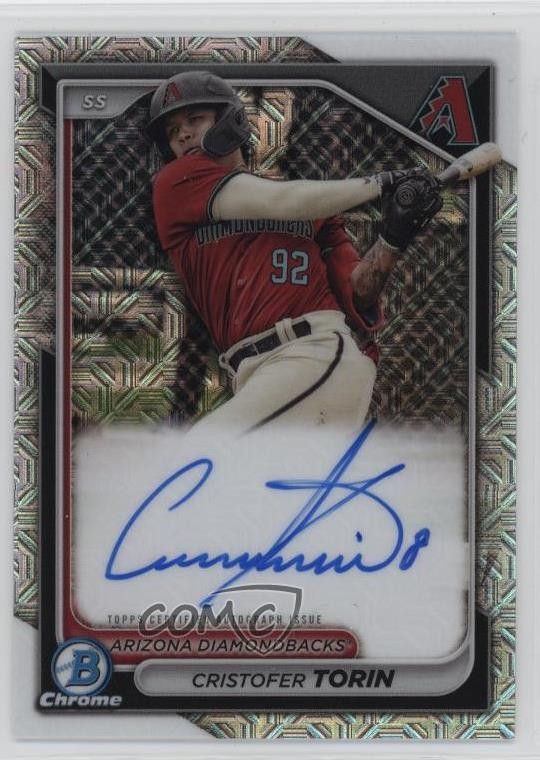 2024 Bowman Chrome Prospect Mega Box Auto Cristofer Torin #BMA-CT Auto 1a39