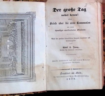 Der große Tag nahet heran! Oder Briefe über die erste Kommunion von eine 2236543
