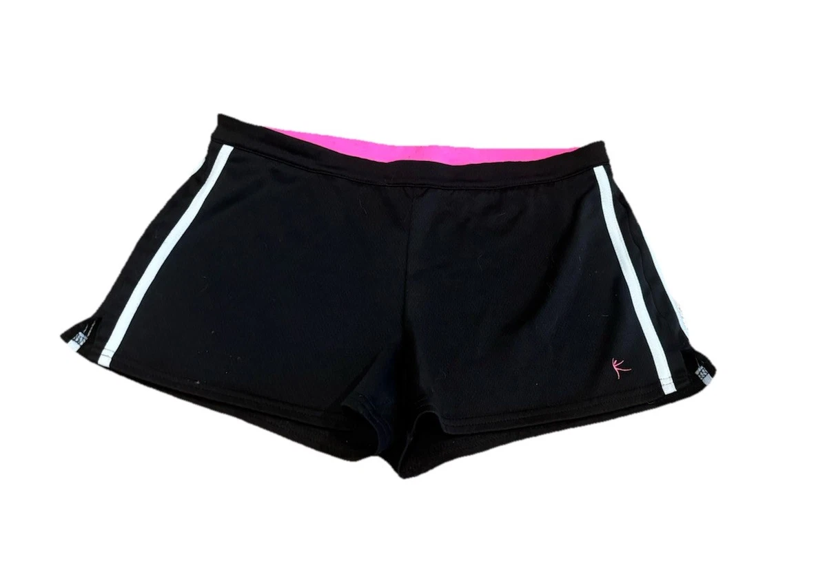 Short De Sport DANSKIN Pour Fille Ado - Taille XL (14-16) - Couleur Orange/rose - Occasion