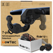 Für VW T-Roc 17- A11 / D11 VAPOS Anhängerkupplung schwenkbar & 7poliger E-Satz