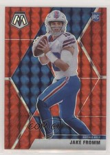 2020 Panini Mosaic Rookies Red Mosaic Prizm Jake Fromm #242 04rs