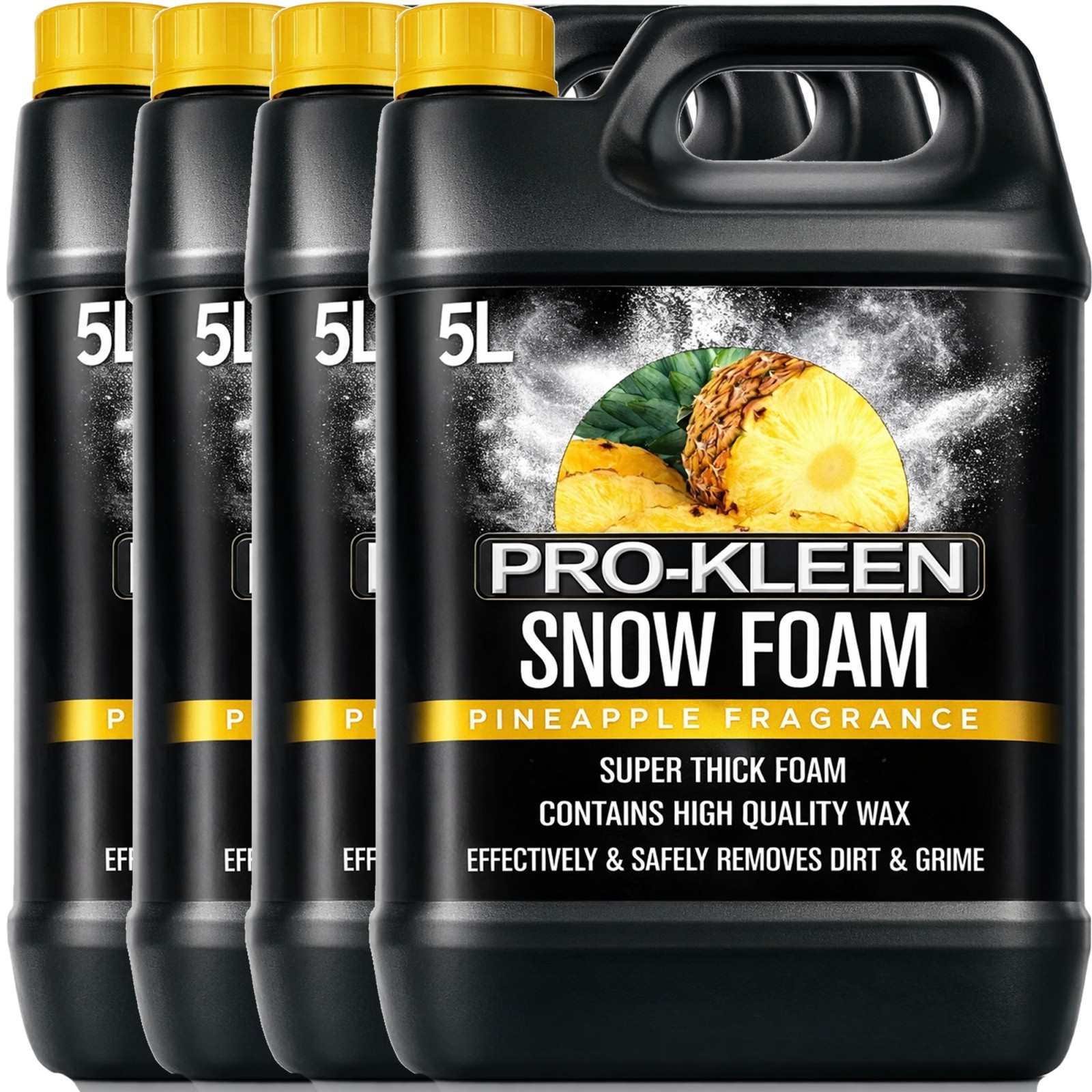 ProKleen Snow Foam Car Shampoo Pineapple Wax Wash Vehicle valet Cleaning 20L
