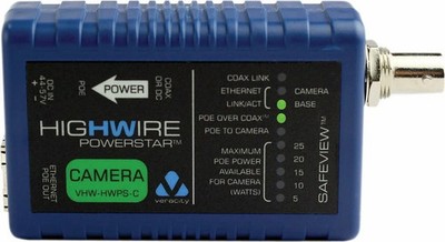 Veracity Highwire PowerStar VHW-HWPS-C Camera Unit Ethernet over Coax