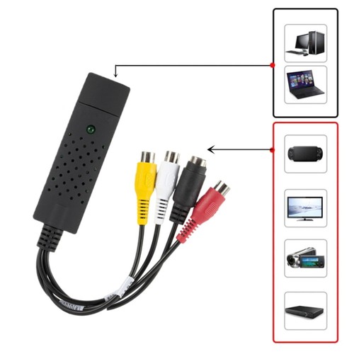 USB-Videoaufnahmekarte, Audio-Video-Konverter-Grabber für zu USB, Konverti1693 - Photo 2/6