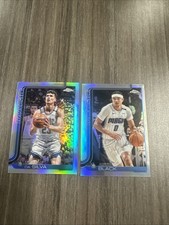 2025 Topps Chrome Refractor Tristan Da Silva + Anthony Black Orlando Magic 