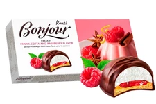 9 PACK BONJOUR DESSERT  RASPBERRY  Cookies Jam in Chocolate Ukraine