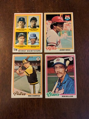 1978 TOPPS BASEBALL CARD SINGLES You Pick  / choose (501-726) EXMT-NRMT