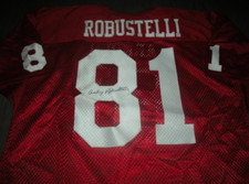 ANDY ROBUSTELLI ARNOLD COLLEGE RARE W/COA SIGNED OFFICIAL LICENSED WILSON JERSEY