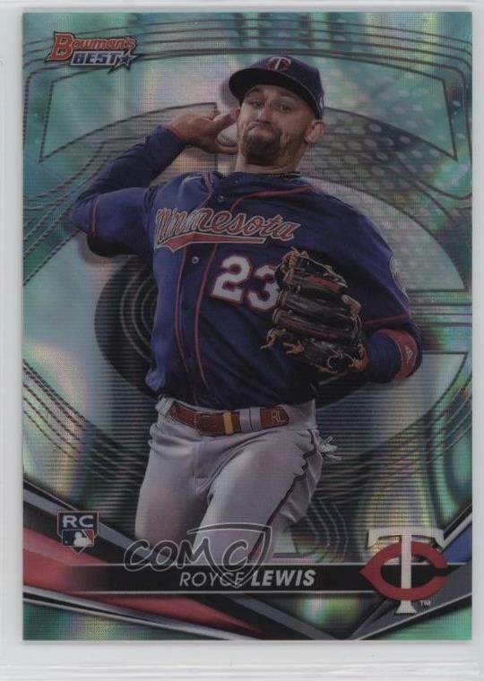 2022 Bowman's Best Aqua Lava Refractor 97/199 Royce Lewis #65 12xo