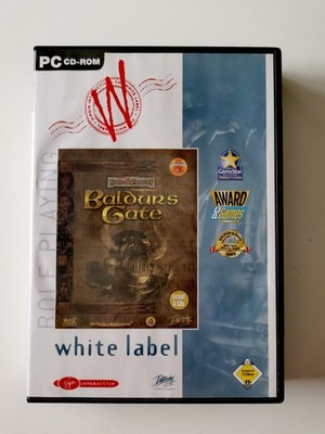 Baldur's Gate White Label Spiel PC CD-Rom 6 Disks Zustand SEHR GUT