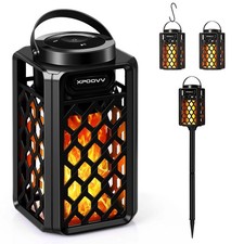 Outdoor Bluetooth Speakers Waterproof Portable Led Flame Speaker with Torch