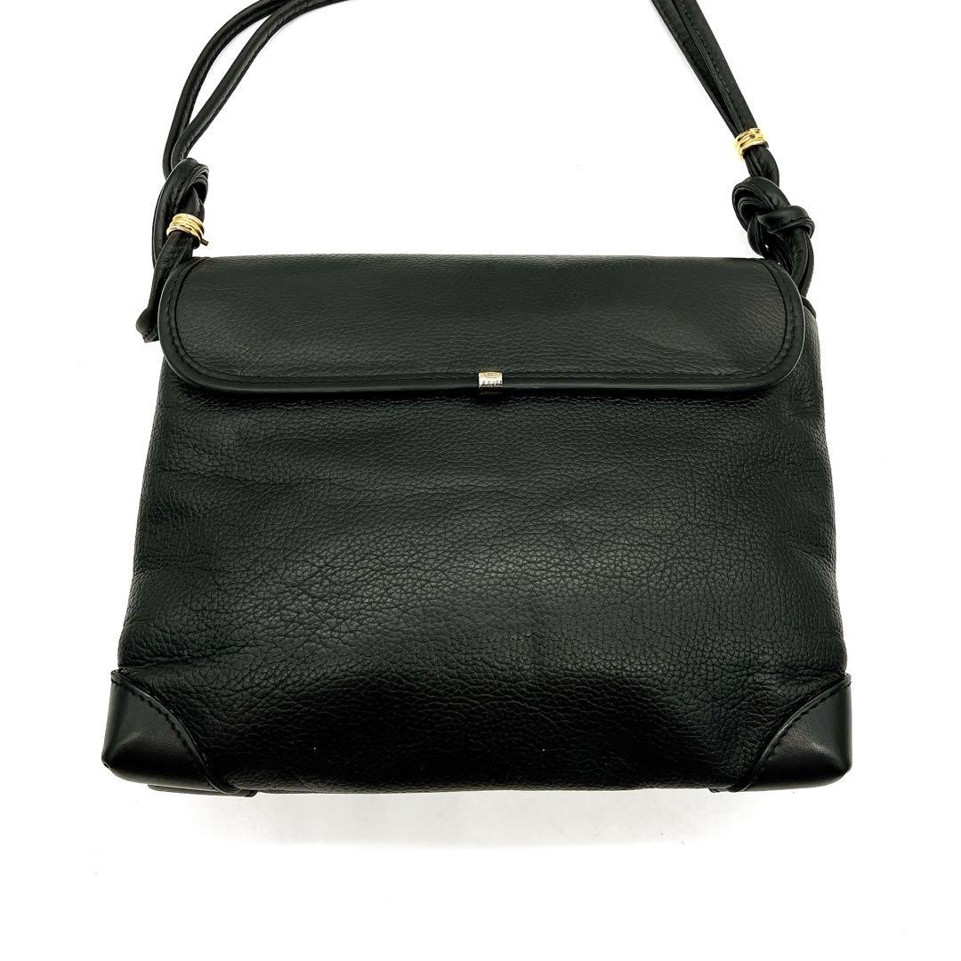 GUCCI Mini Shoulder Bag Leather Black Interlocking GG — image 3