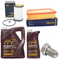 MotoröL Filter Set 5W-40 6 Liter + ÖLablassschraube FüR VW Golf VII Touran 2.0