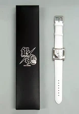 Gintama Sakata Gintoki Wristwatch Yorozuya Leather Band Blue Accent
