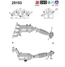 Katalysator Euro 5 25153 AS für MAZDA 3 3 Stufenheck