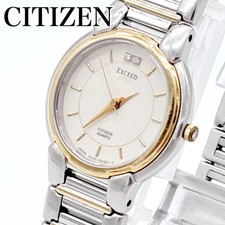 CITIZEN Exceed Euros 5437-F42773 Y Quartz 22.5mm Wrist 16cm Band 12.5mm Watch