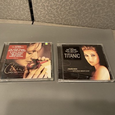 Lot 2 Celine Dion CD's Let's Talk About Love & These Are Special Times Used Good