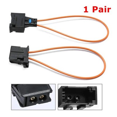 2X Fit For Audi BMW Mercedes Porsche MOST Fiber Optic Loop Cable Plug Connector
