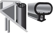 6m Black Rubber UPVC Seal for Doors & Windows - Draught Proofing Excellence