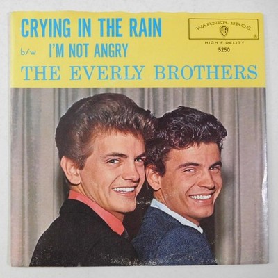 THE EVERLY BROTHERS Crying In The Rain WARNER BROS 45 with picture sleeve