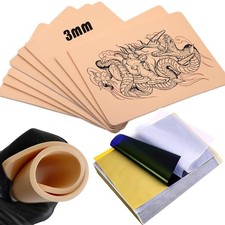 3MM Tattoo Skin Practice Kit - Judero 20Pcs Thick Fake Skin and Transfer Paper S