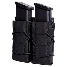 - GEN 2 Double Pistol Taco MOLLE Mag Pouch, Police Gear & Military Gear, Tact...