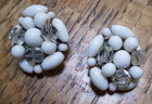 Vintage Mid-century Clip-on Earring Lot~Crystal ~Pearl~Beads~Metal~11 PAIRS — photo 5