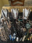 Over 3.5 Lbs!! Quartz,leather,Stone, Wood, Ceramic Jewelry,more! Look! — photo 1