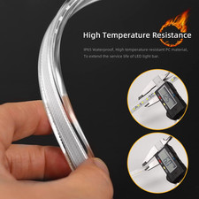 Super Bright Outdoor LED Strip Lights, AC 110V 6500K Flexible LED Rope Lights Wa